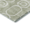 Dalyn The Reserve TR6 Celery Machine Washable Area Rug Corner Image