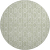 Dalyn The Reserve TR6 Celery Machine Washable Area Rug Round Main Image