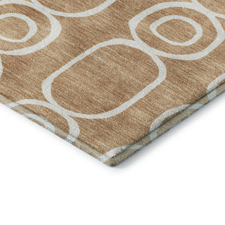 Dalyn The Reserve TR6 Copper Machine Washable Area Rug Corner Image