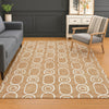 Dalyn The Reserve TR6 Copper Machine Washable Area Rug Lifestyle Image Feature