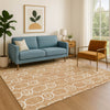 Dalyn The Reserve TR6 Copper Machine Washable Area Rug Lifestyle Image Feature