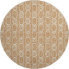 Dalyn The Reserve TR6 Copper Machine Washable Area Rug Round Main Image