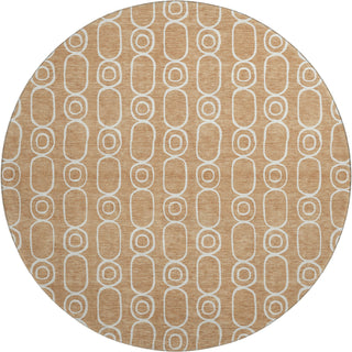 Dalyn The Reserve TR6 Copper Machine Washable Area Rug Round Main Image