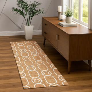 Dalyn The Reserve TR6 Copper Machine Washable Area Rug Runner Lifestyle Image Feature