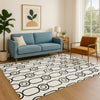 Dalyn The Reserve TR6 Ivory Machine Washable Area Rug Lifestyle Image Feature