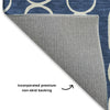 Dalyn The Reserve TR6 Navy Machine Washable Area Rug Backing Image