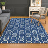 Dalyn The Reserve TR6 Navy Machine Washable Area Rug Lifestyle Image Feature