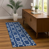 Dalyn The Reserve TR6 Navy Machine Washable Area Rug Runner Lifestyle Image Feature