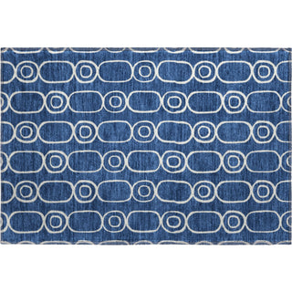 Dalyn The Reserve TR6 Navy Machine Washable Area Rug Scatter Main Image