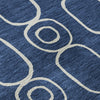 Dalyn The Reserve TR6 Navy Machine Washable Area Rug Swatch Image