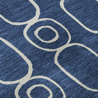 Dalyn The Reserve TR6 Navy Machine Washable Area Rug Swatch Image
