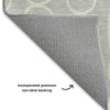 Dalyn The Reserve TR6 Silver Machine Washable Area Rug Backing Image