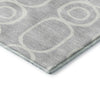 Dalyn The Reserve TR6 Silver Machine Washable Area Rug Corner Image