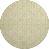Dalyn The Reserve TR6 Wheat Machine Washable Area Rug Round Main Image