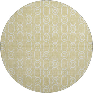 Dalyn The Reserve TR6 Wheat Machine Washable Area Rug Round Main Image