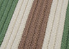 Colonial Mills Stripe It TR69 Moss-stone Area Rug Closeup Image