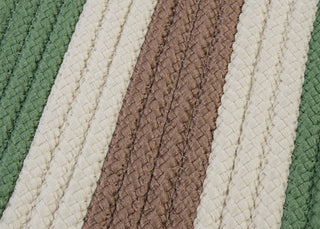 Colonial Mills Stripe It TR69 Moss-stone Area Rug Closeup Image