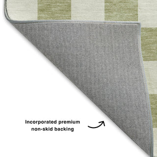 Dalyn The Reserve TR7 Aloe Machine Washable Area Rug Backing Image
