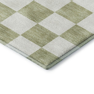 Dalyn The Reserve TR7 Aloe Machine Washable Area Rug Corner Image