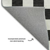 Dalyn The Reserve TR7 Black Machine Washable Area Rug Backing Image