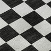 Dalyn The Reserve TR7 Black Machine Washable Area Rug Swatch Image