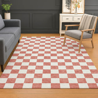 Dalyn The Reserve TR7 Coral Machine Washable Area Rug Lifestyle Image Feature