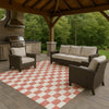 Dalyn The Reserve TR7 Coral Machine Washable Area Rug Outdoor Lifestyle Image Feature