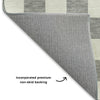 Dalyn The Reserve TR7 Gray Machine Washable Area Rug Backing Image