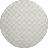Dalyn The Reserve TR7 Linen Machine Washable Area Rug Round Main Image