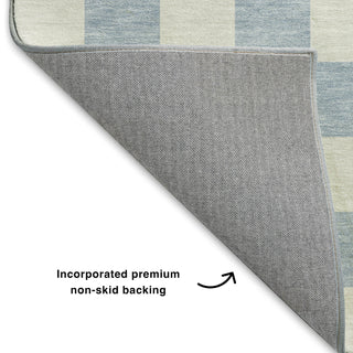 Dalyn The Reserve TR7 Sky Machine Washable Area Rug Backing Image