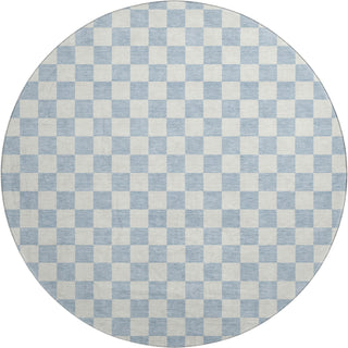 Dalyn The Reserve TR7 Sky Machine Washable Area Rug Round Main Image