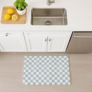 Dalyn The Reserve TR7 Sky Machine Washable Area Rug Scatter Lifestyle Image Feature