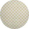Dalyn The Reserve TR7 Wheat Machine Washable Area Rug Round Main Image
