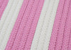 Colonial Mills Stripe It TR79 Bold Pink Area Rug Closeup Image