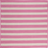 Colonial Mills Stripe It TR79 Bold Pink Area Rug Square MAin Image