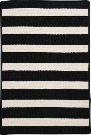 Colonial Mills Stripe It TR89 Black White Area Rug Main Image