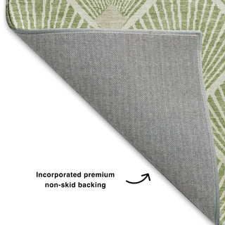 Dalyn The Reserve TR9 Aloe Machine Washable Area Rug Backing Image