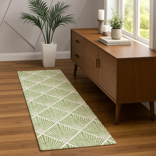 Dalyn The Reserve TR9 Aloe Machine Washable Area Rug Runner Lifestyle Image Feature