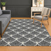 Dalyn The Reserve TR9 Black Machine Washable Area Rug Lifestyle Image Feature