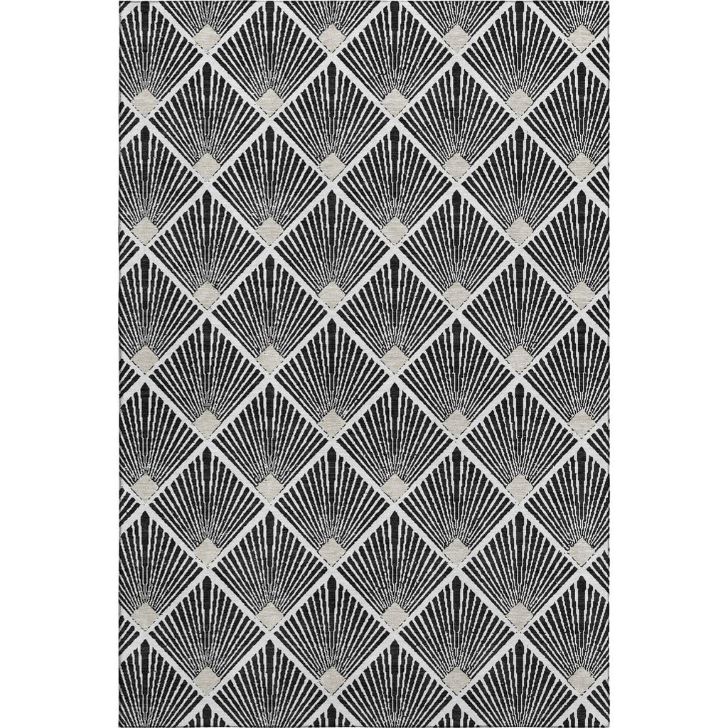 Dalyn The Reserve TR9 Black Machine Washable Area Rug main image