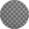 Dalyn The Reserve TR9 Black Machine Washable Area Rug Round Main Image
