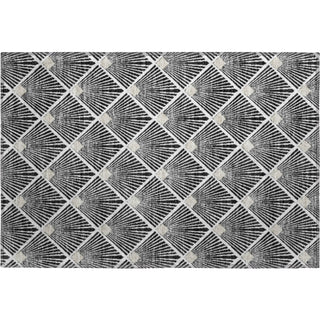 Dalyn The Reserve TR9 Black Machine Washable Area Rug Scatter Main Image