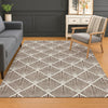 Dalyn The Reserve TR9 Brown Machine Washable Area Rug Lifestyle Image Feature