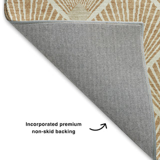 Dalyn The Reserve TR9 Copper Machine Washable Area Rug Backing Image