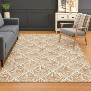 Dalyn The Reserve TR9 Copper Machine Washable Area Rug Lifestyle Image Feature