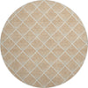 Dalyn The Reserve TR9 Copper Machine Washable Area Rug Round Main Image