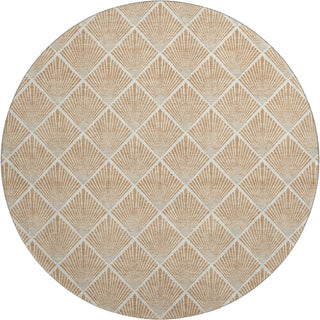 Dalyn The Reserve TR9 Copper Machine Washable Area Rug Round Main Image