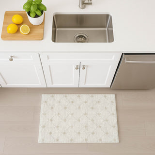 Dalyn The Reserve TR9 Ivory Machine Washable Area Rug Scatter Lifestyle Image Feature