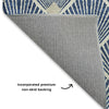 Dalyn The Reserve TR9 Navy Machine Washable Area Rug Backing Image