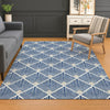 Dalyn The Reserve TR9 Navy Machine Washable Area Rug Lifestyle Image Feature